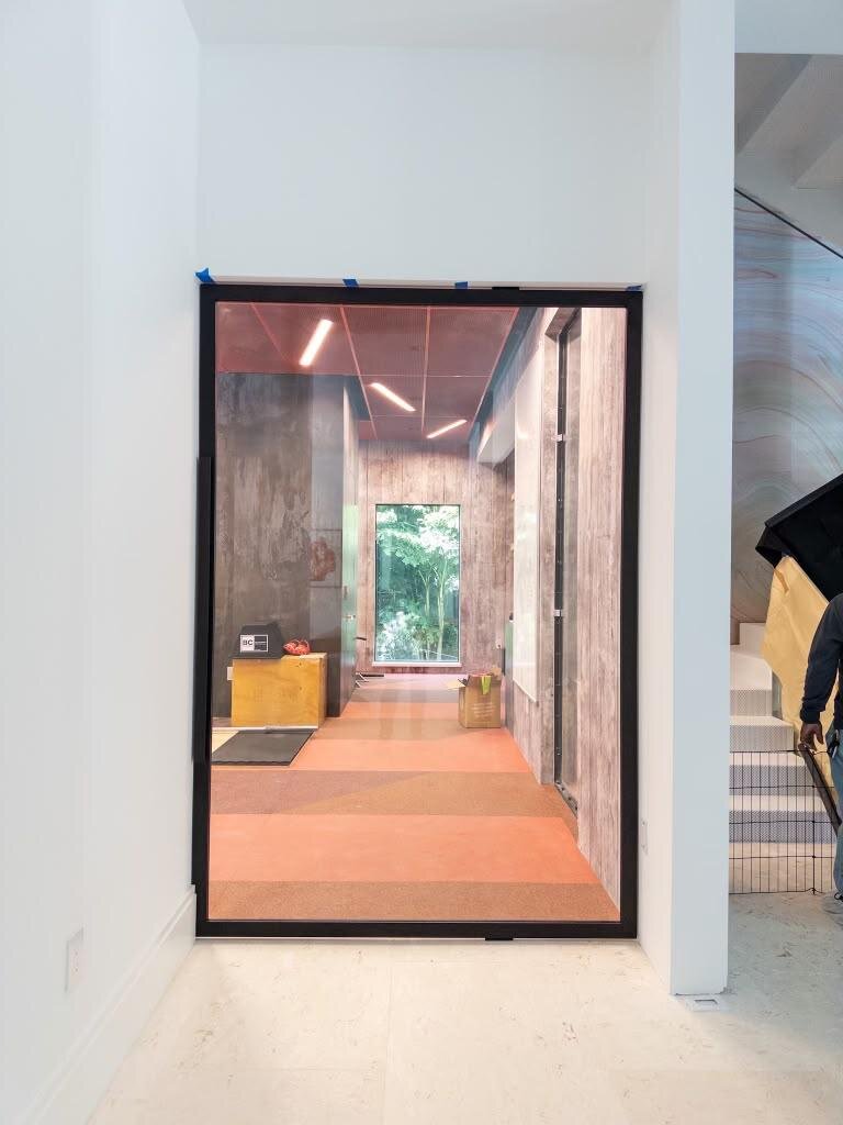 Wardrobe with sliding doors